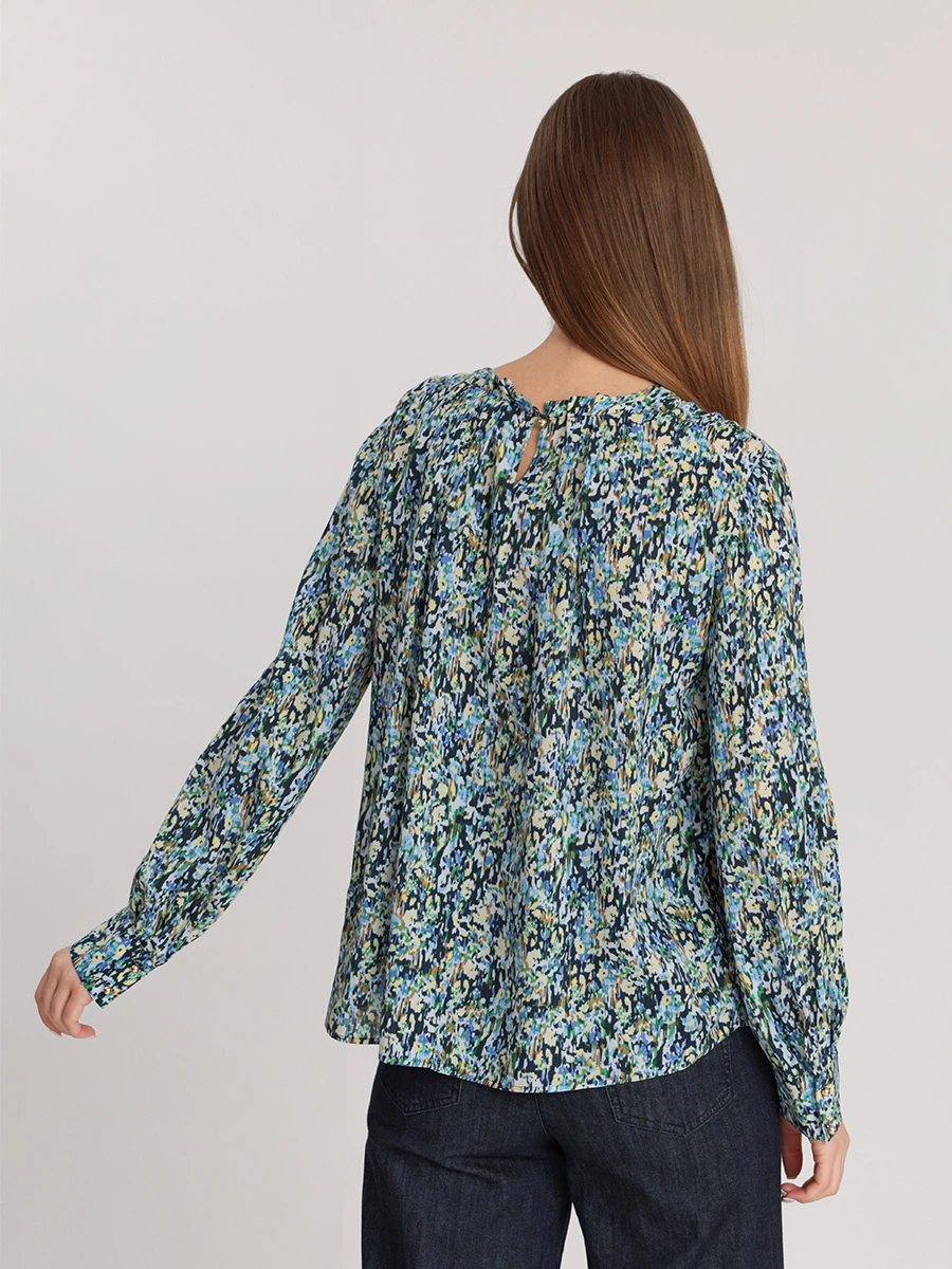 Блуза из вискозы ECOVERO с цветочным принтом